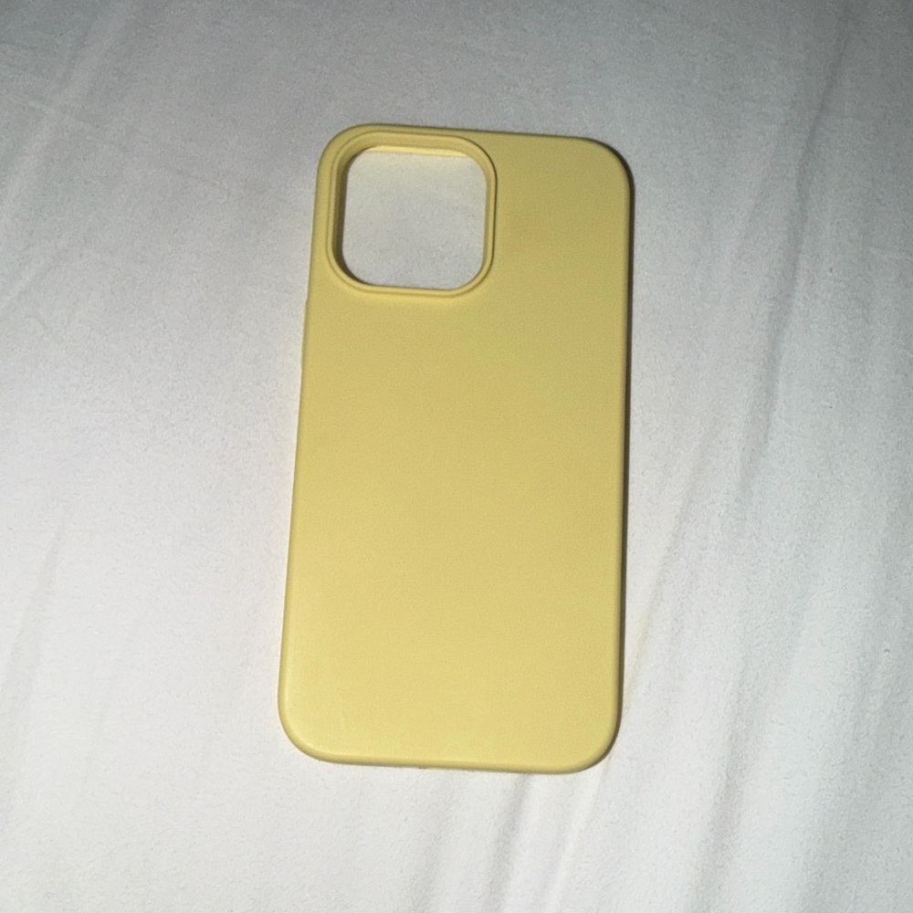 Yellow I Phone 13 Pro Max Case